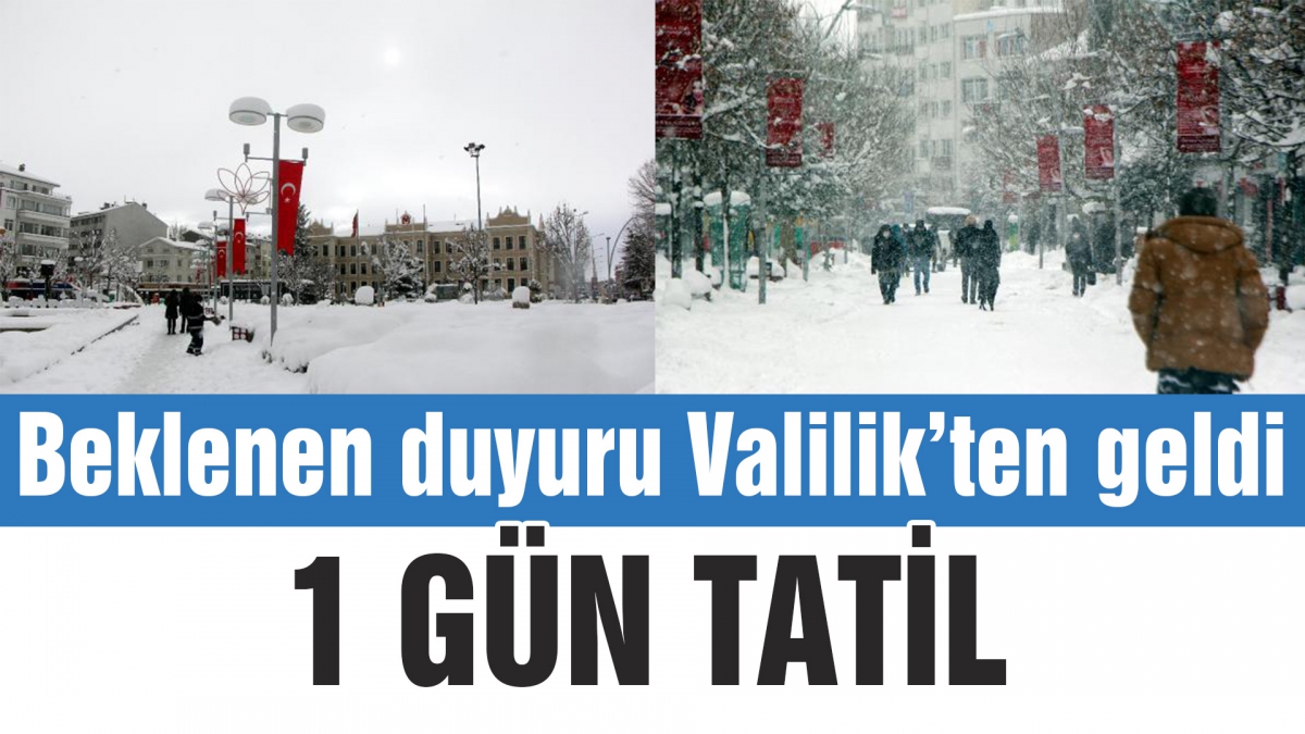 Beklenen duyuru Valilik'ten geldi