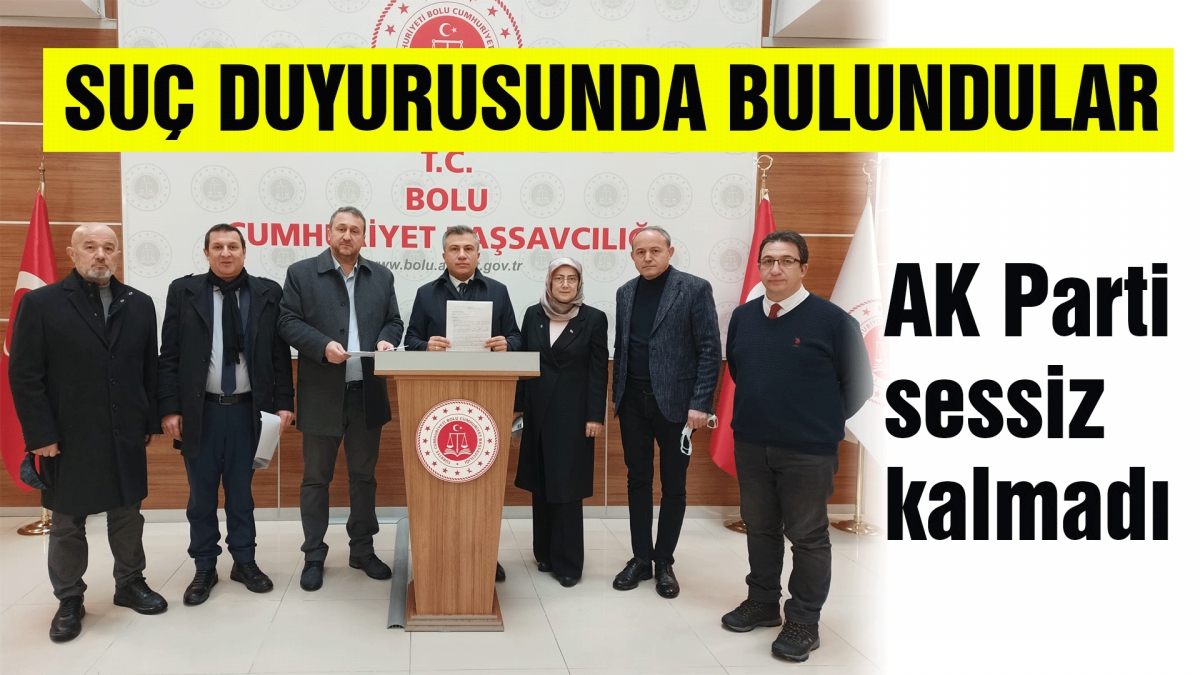 SUÇ DUYURUSUNDA BULUNDULAR