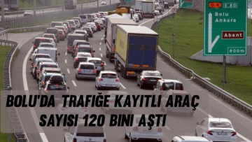 İşte Bolu'da trafiğe kayıtlı araç sayısı