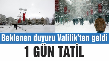Beklenen duyuru Valilik'ten geldi