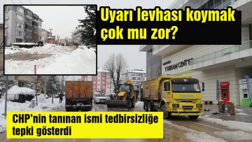 Uyarı levhası koymak çok mu zor?