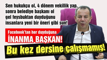 Bu kez dersine çalışmamış