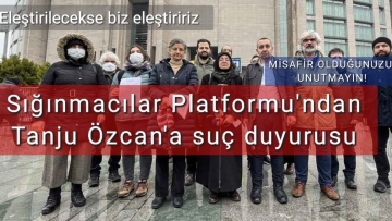 Tanju Özcan hakkında suç duyurusu