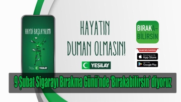 9 Şubat Sigarayı Bırakma Günü'nde ‘Bırakabilirsin' diyoruz