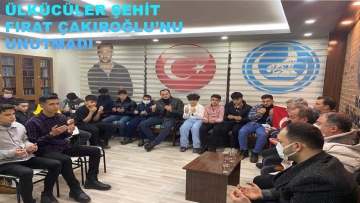 ÜLKÜCÜLER ŞEHİTLERİNİ ANDI