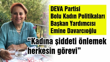 Kadına şiddeti önlemek herkesin görevi