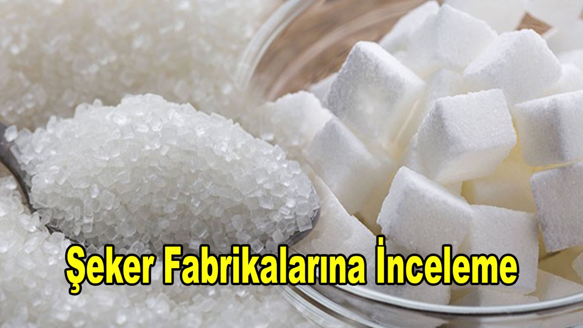 Şeker Fabrikalarına İnceleme