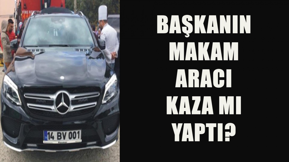 Bolu Belediye Başkanı Tanju Özcan'ın makam aracı kaza mı yaptı?