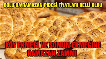 Bolu'da pide fiyatları belli oldu