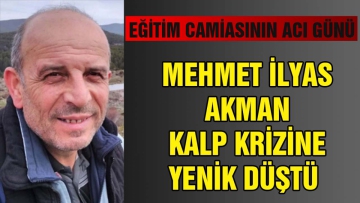 Eğitim camiasının acı günü