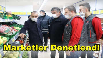 Marketler Denetlendi 