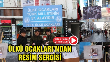 Ülkü Ocakları'ndan Resim Sergisi