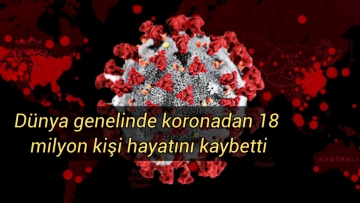 Dünya Genelinde Koronadan 18 milyon kişi hayatını kaybetti.