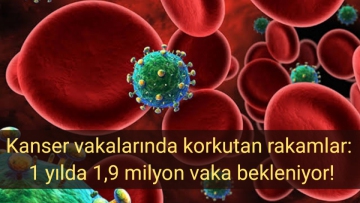 Kanser vakalarında korkutan rakamlar: 1 yılda 1,9 milyon vaka bekleniyor!