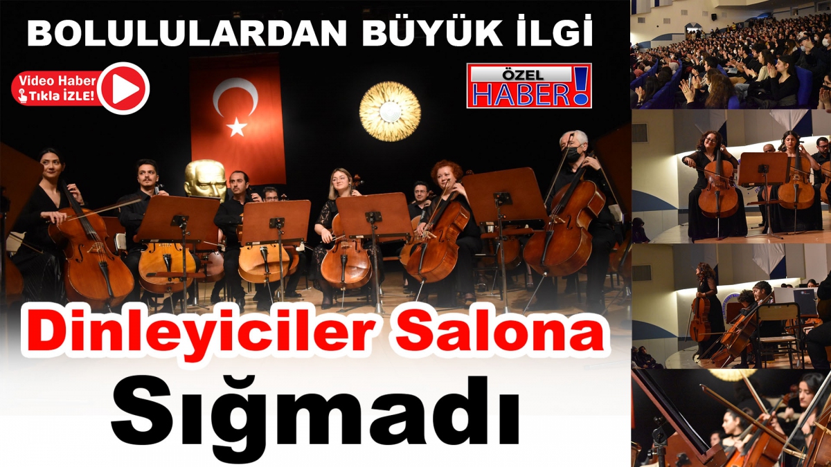 Dinleyiciler Salona Sığmadı