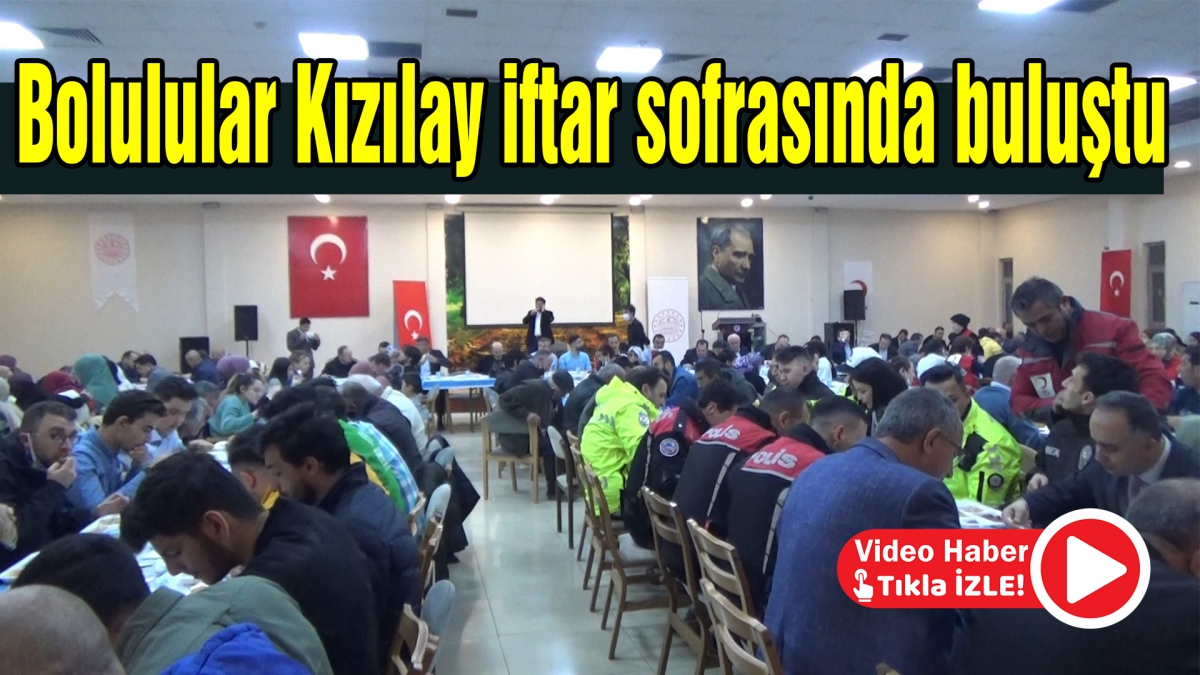 Bolulular Kızılay iftar sofrasında buluştu