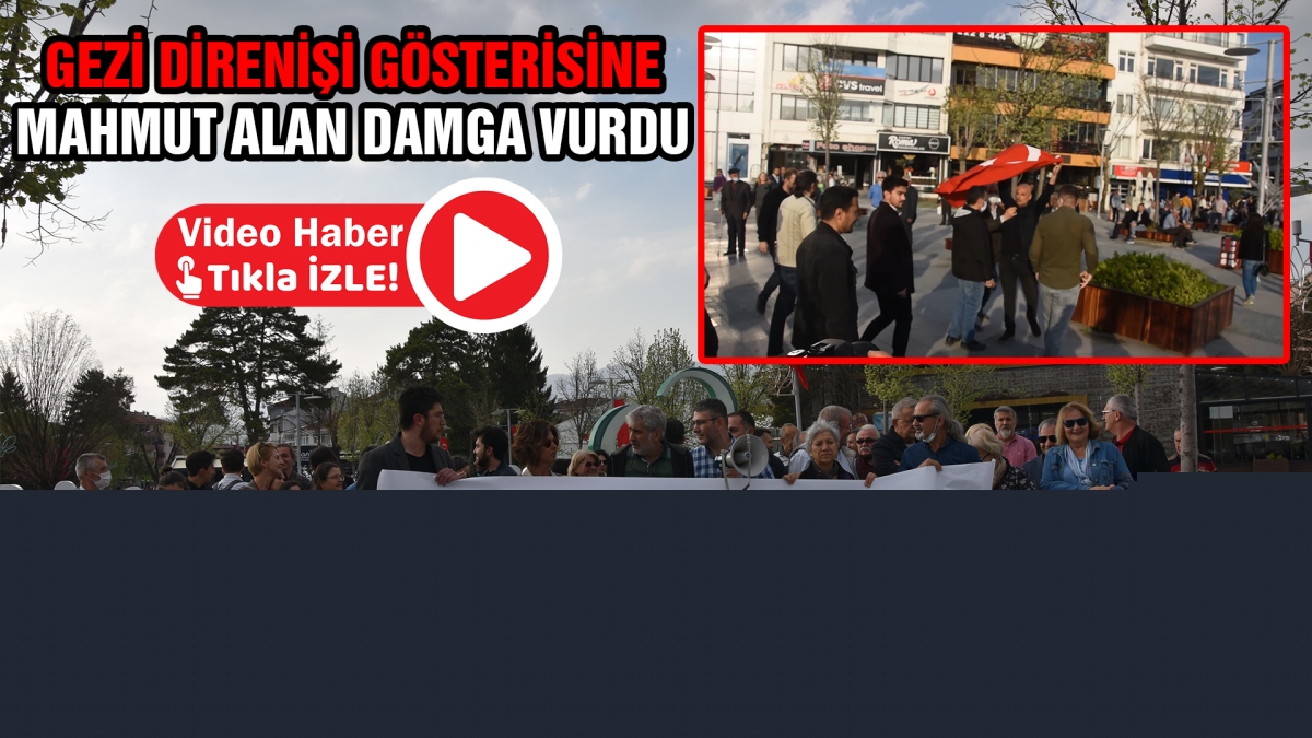 Gezi Direnişi gösterisine Mahmut Alan damga vurdu
