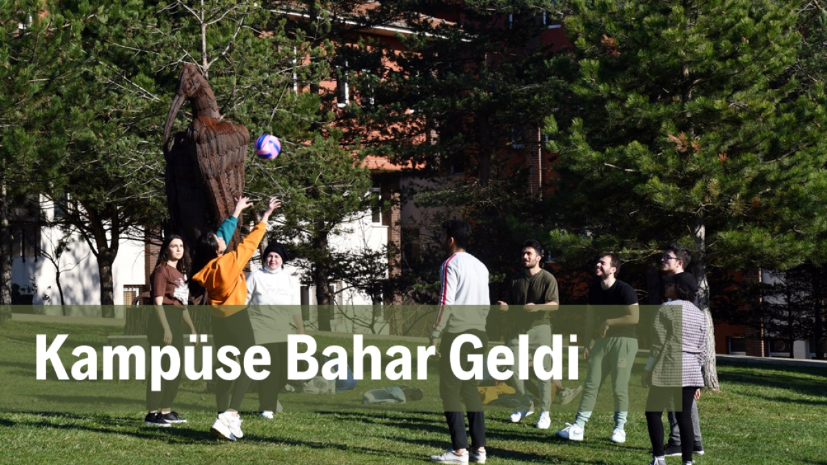 Kampüse "Bahar" Geldi