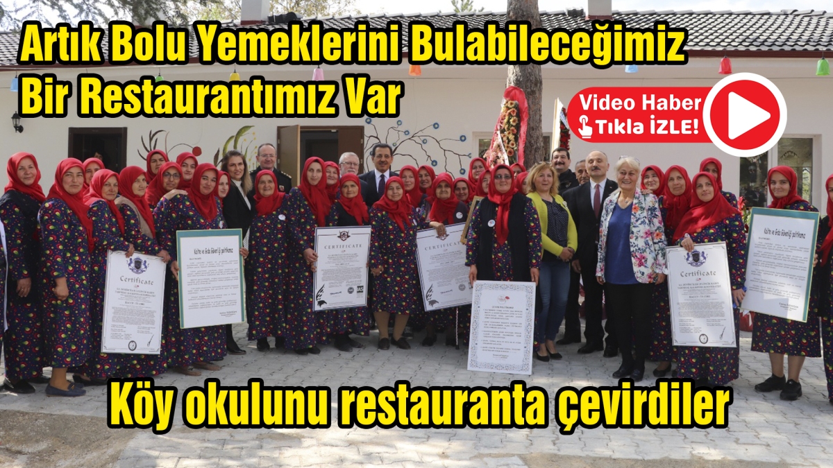 Artık Bolu Yemeklerini Bulabileceğimiz Bir Restaurantımız Var 