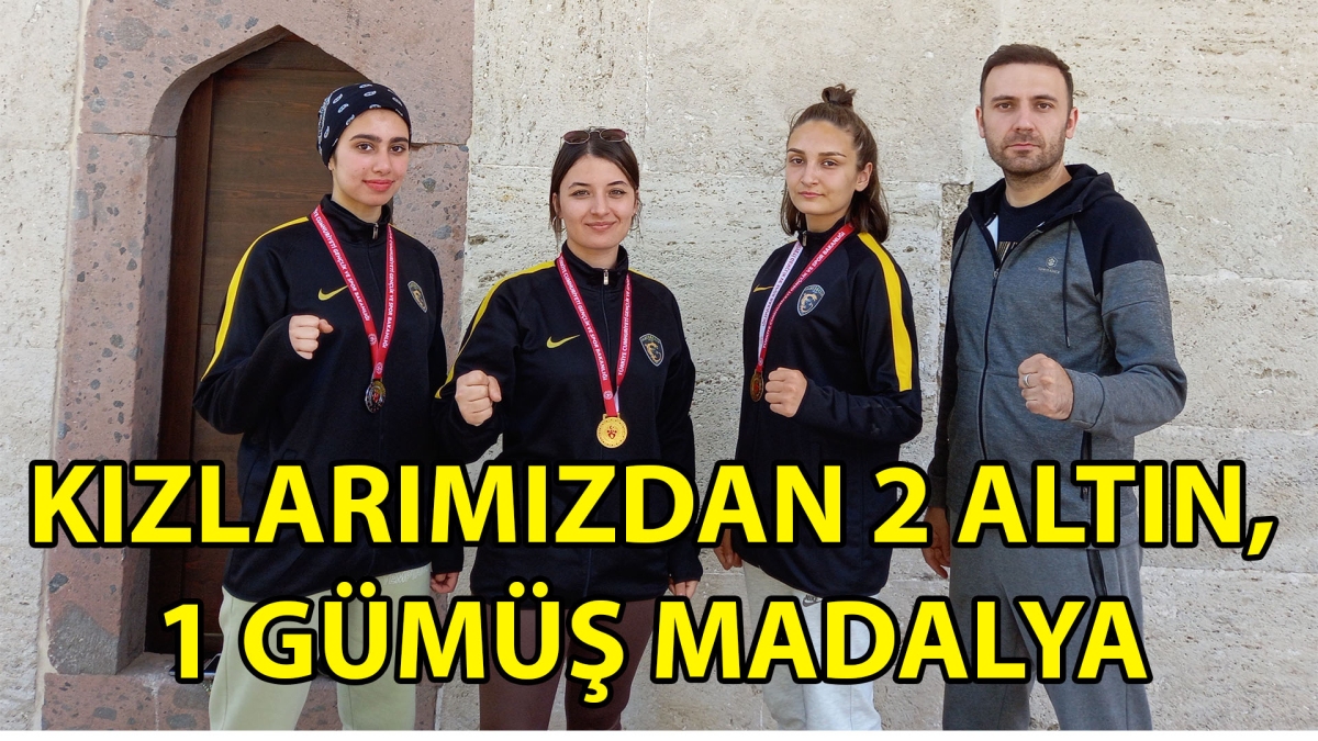 KIZLARIMIZDAN 2 ALTIN, 1 GÜMÜŞ MADALYA 