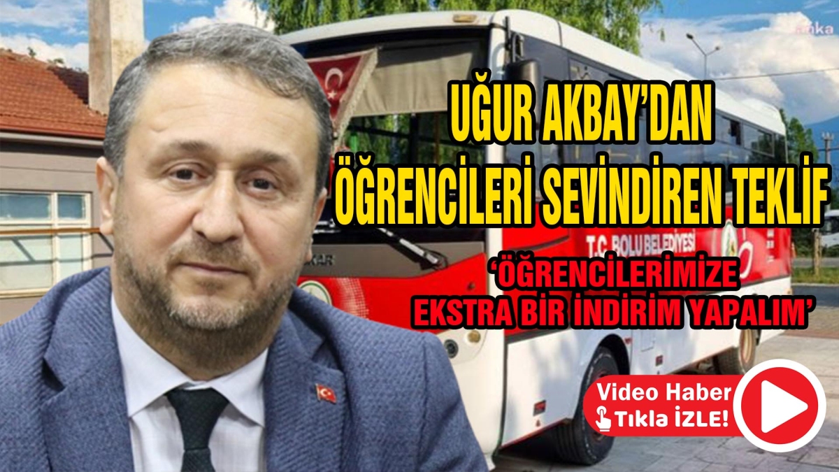 Uğur Akbay'dan öğrencileri sevindiren teklif