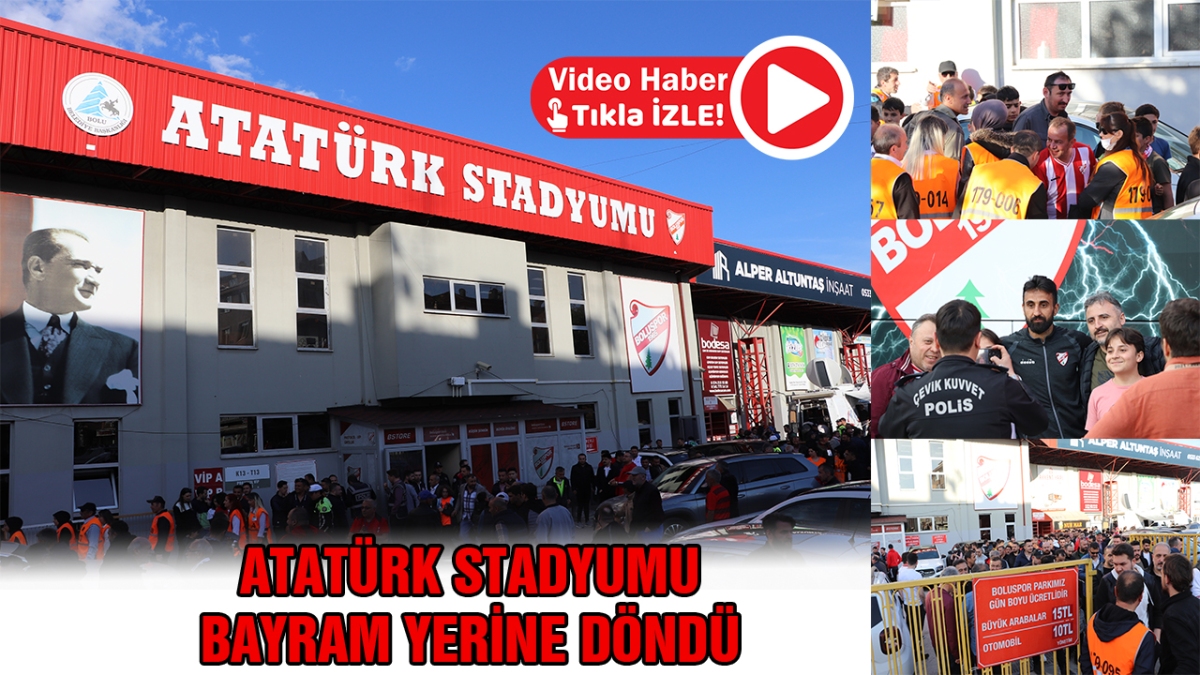 Atatürk Stadyumu bayram yerine döndü