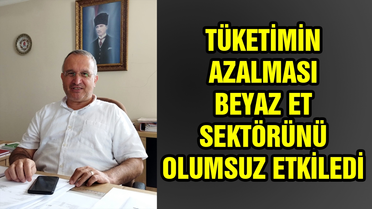 TÜKETİMİN AZALMASI BEYAZ ET SEKTÖRÜNÜ OLUMSUZ ETKİLEDİ