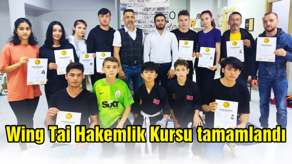 Wing Tai Hakemlik Kursu tamamlandı