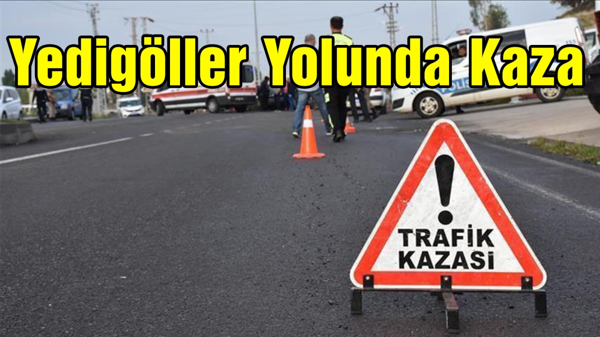 Yedigöller Yolunda Kaza