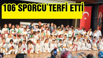 106 SPORCU TERFİ ETTİ