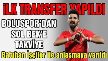 Boluspor'dan sol bek takviyesi