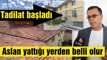 Aslan yattığı yerden belli olur