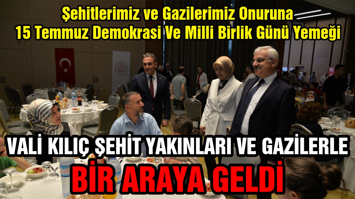 Şehitlerimiz ve Gazilerimiz Onuruna 15 Temmuz Demokrasi Ve Milli Birlik Günü Yemeği