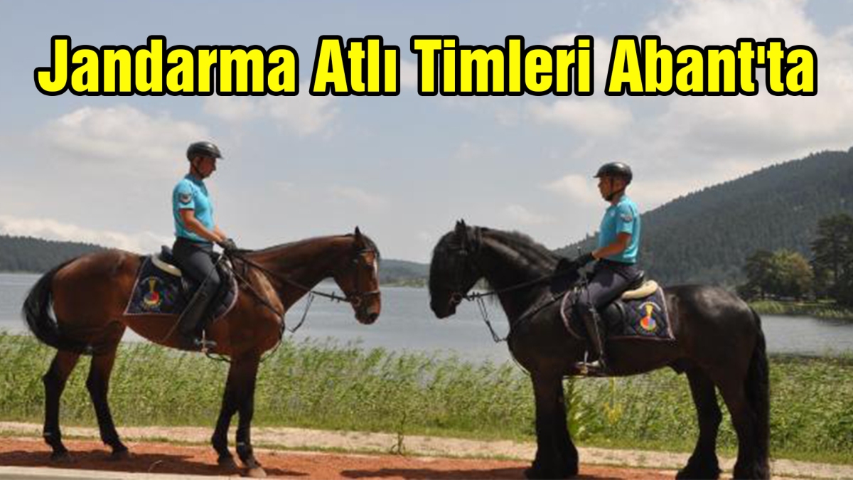 Jandarma Atlı Timleri Abant'ta