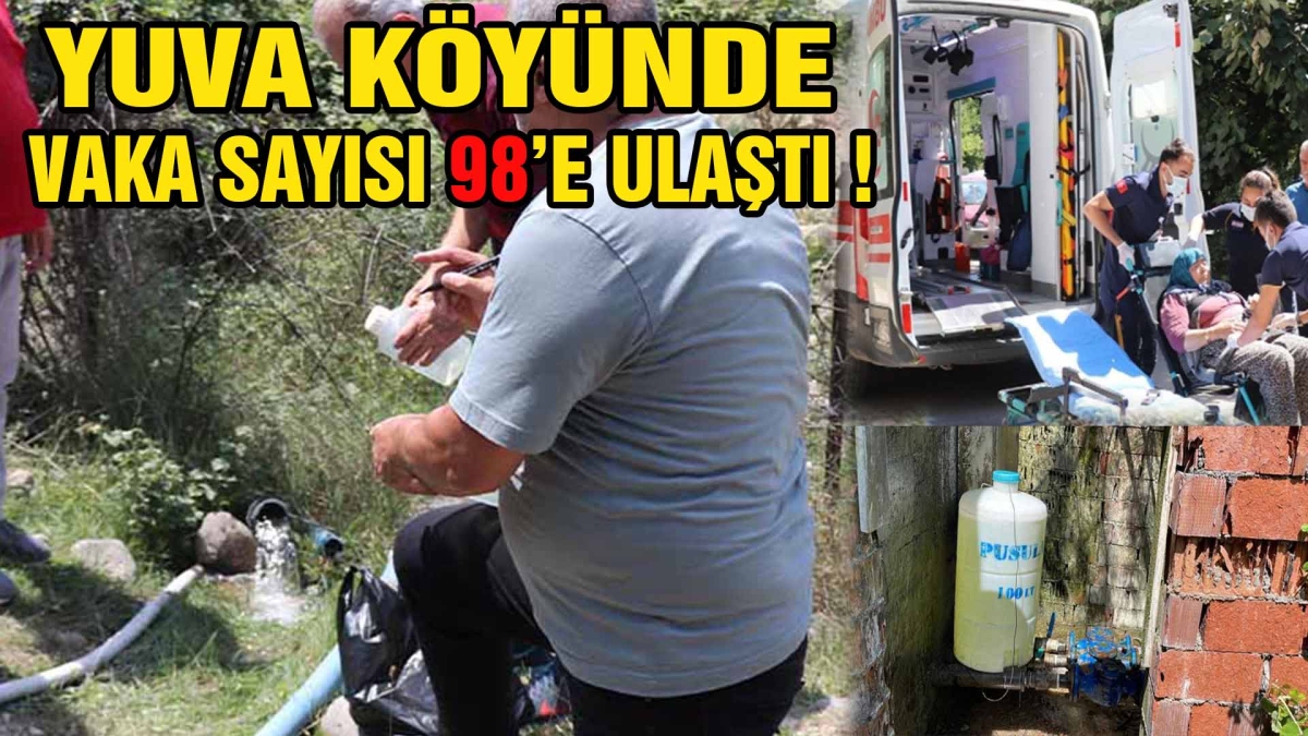 YUVA KÖYÜNDE VAKA SAYISI 98'E YÜKSELDİ