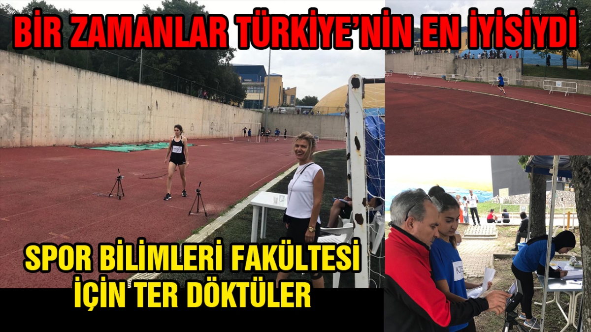 Spor Bilimleri Fakültesi için ter döktüler