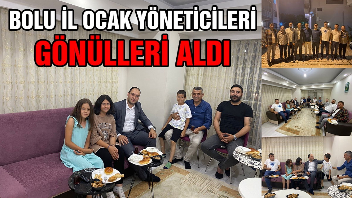 Bolu İl Ocak Yöneticileri gönülleri aldı