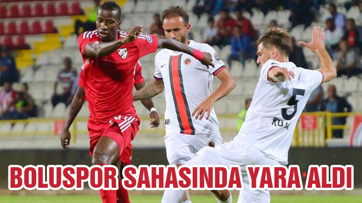 Boluspor sahasında yara aldı