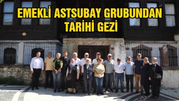 Emekli Astsubay grubundan tarihi gezi