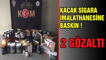 Kaçak Sigara İmalathanesine Baskın