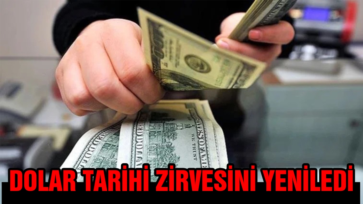 DOLAR TARİHİ ZİRVESİNİ YENİLEDİ