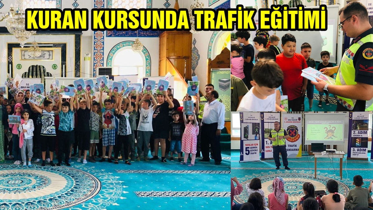 KURAN KURSUNDA TRAFİK EĞİTİMİ