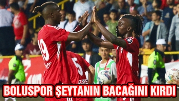 Boluspor şeytanın bacağını kırdı