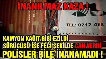 İNANILMAZ KAZA !