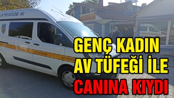 AV TÜFEĞİ İLE CANINA KIYDI