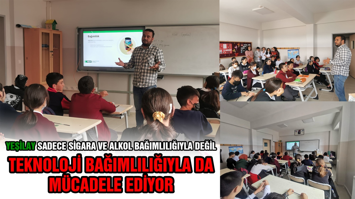 Yeşilay teknoloji bağımlılığıyla da mücadele ediyor