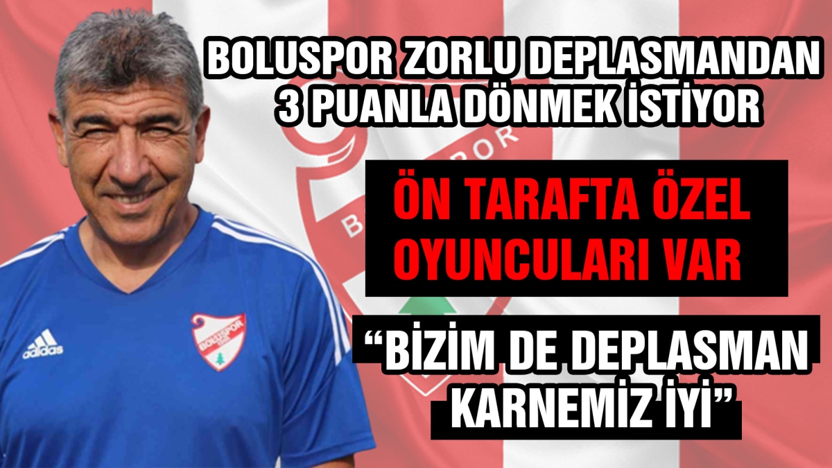 Boluspor zorlu deplasmandan 3 puanla dönmek istiyor