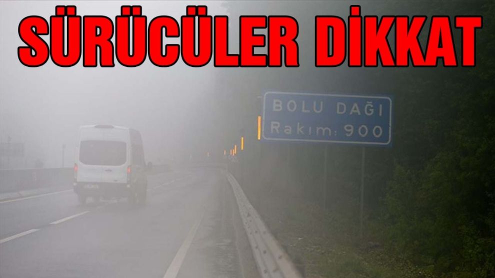 Görüş mesafesi 35 metreye kadar düştü