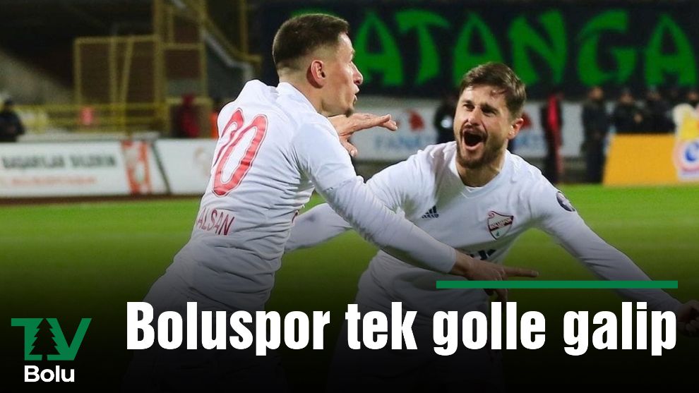 Boluspor tek golle galip