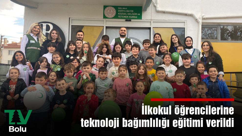 İlkokul öğrencilerine teknoloji bağımlılığı eğitimi verildi